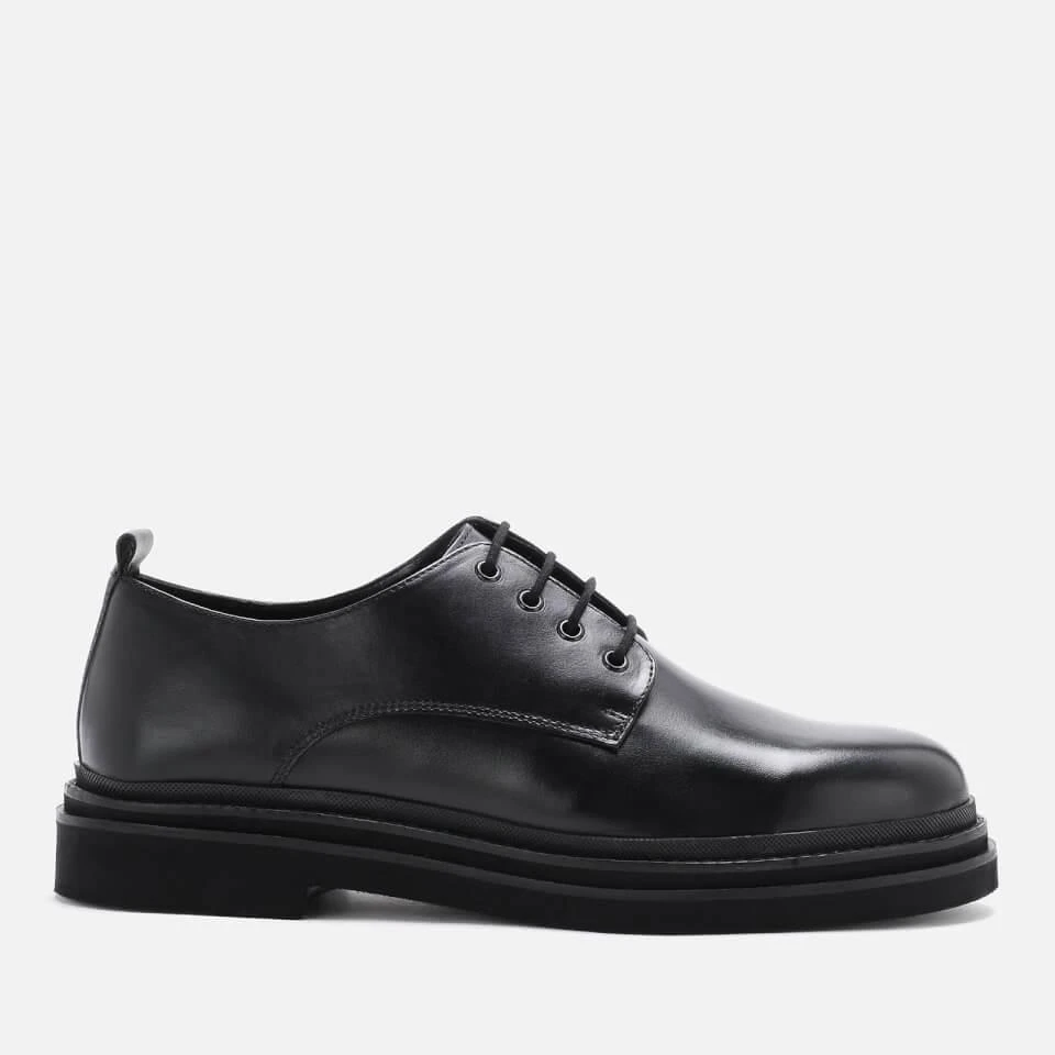 Walk London WALK LONDON MEN'S BROOKLYN LEATHER DERBY SHOES - BLACK ...