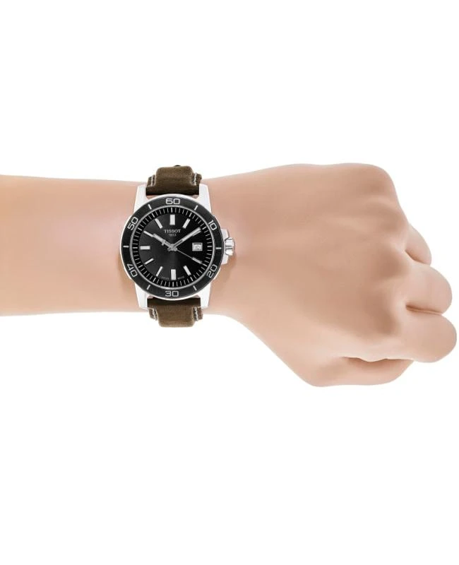 Tissot Tissot Supersport Gent Black Dial Leather Strap Men's Watch T125.610.16.051.00 4