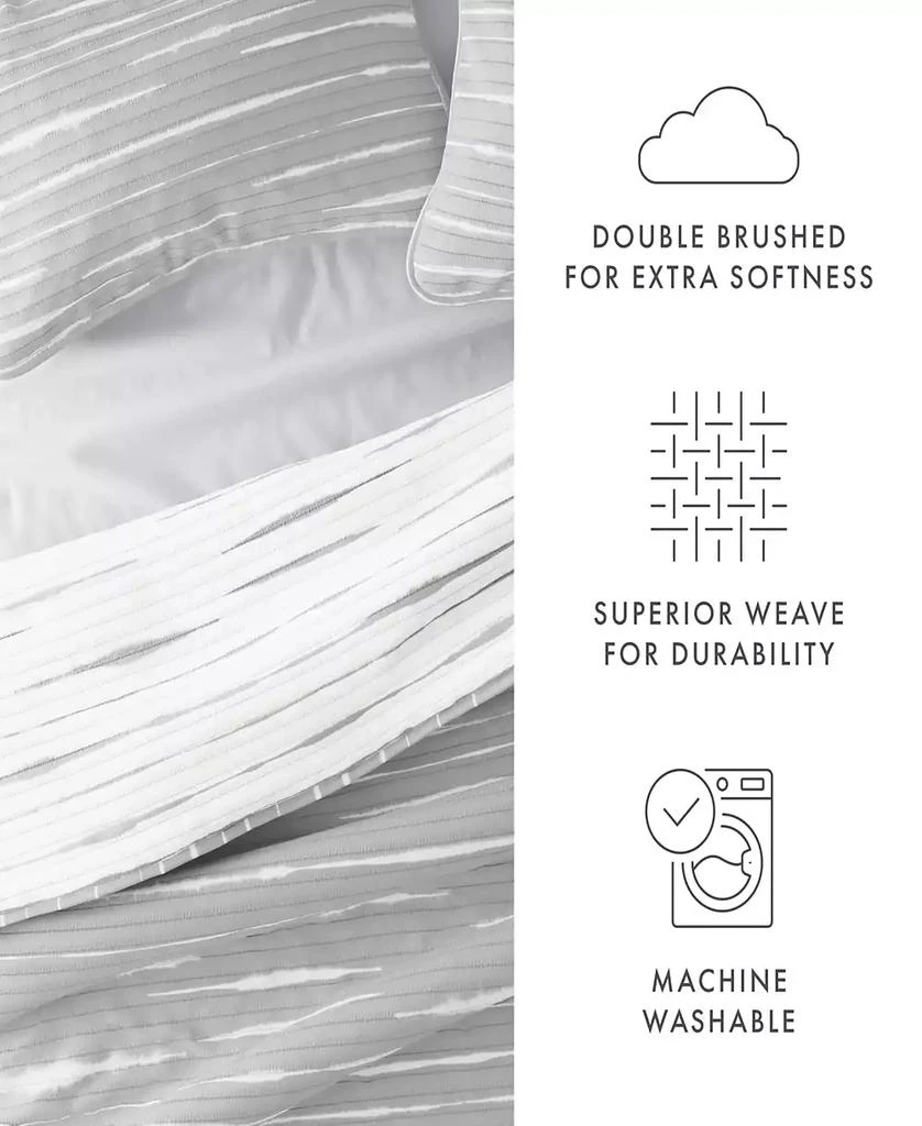 IENJOY HOME Horizon Lines Reversible 2-Pc. Lightweight Quilt Set 12
