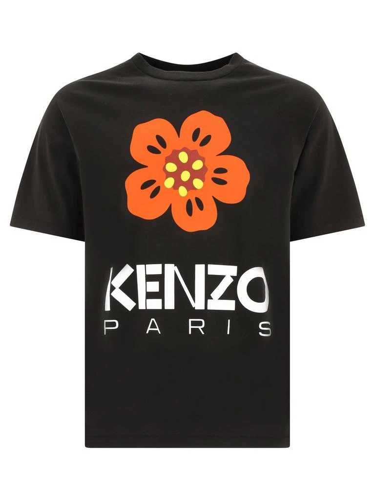Kenzo Kenzo Boke Flower Printed Crewneck T-Shirt 1