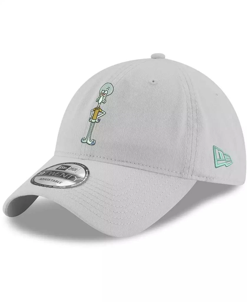 New Era Men's Gray Squidward Tentacles 9TWENTY Adjustable Hat 1