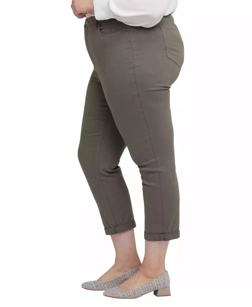 NYDJ Plus Size Margot Girlfriend Pull On Jeans 4