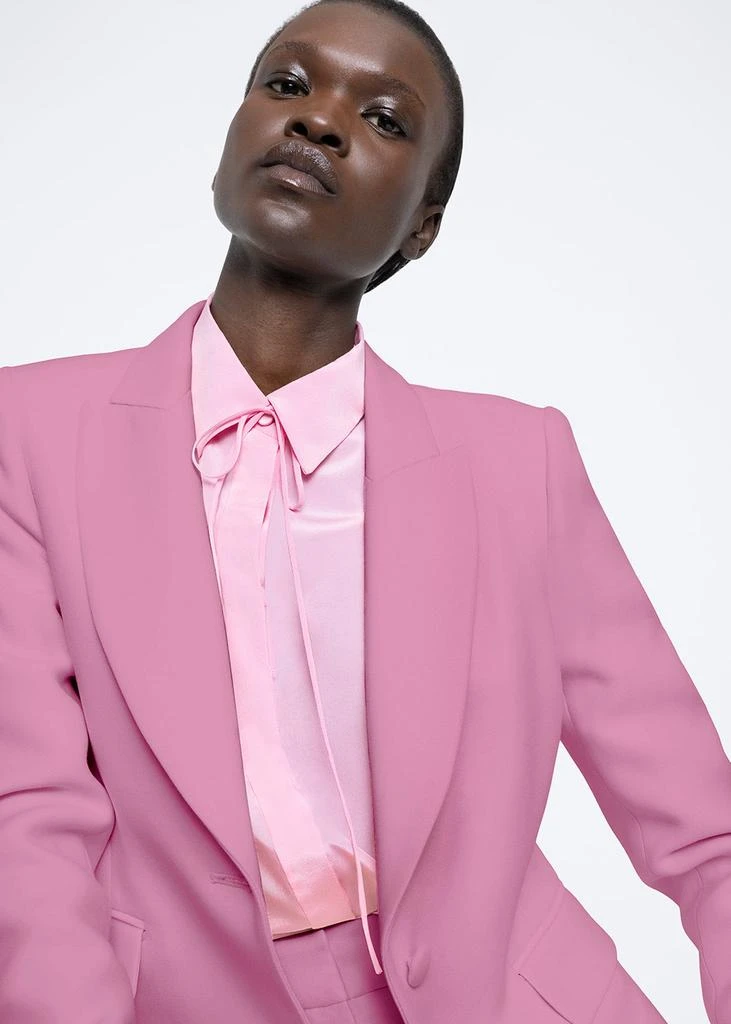 ADAM LIPPES Single Breasted Blazer In Wool 4