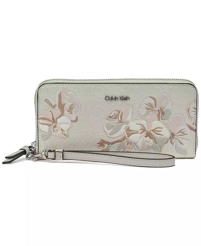 Calvin Klein Audrey Boxed Floral Logo Emboss Wallet 1