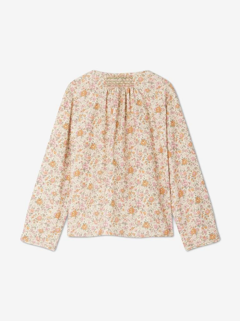 Bonpoint Bonpoint Girls Rose Blouse in Pink 2