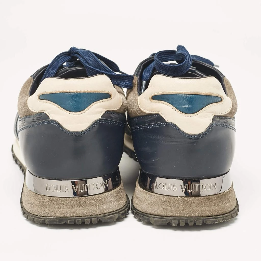 Louis Vuitton Louis Vuitton Tricolor Leather and Suede Low Top Sneakers Size 44 5