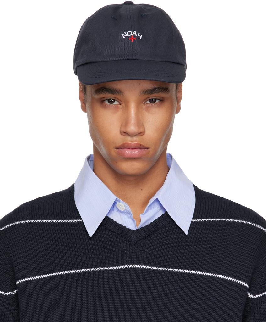 Noah Navy Classic Core Logo 6-Panel Cap