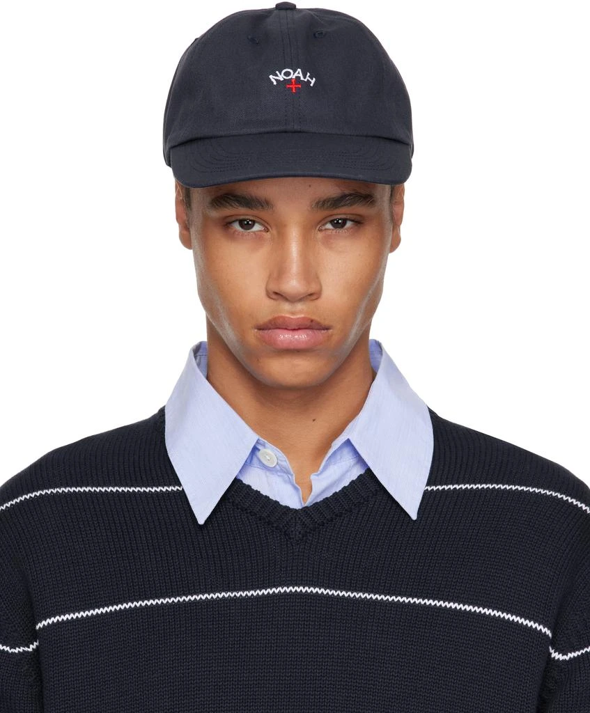 Noah Navy Classic Core Logo 6-Panel Cap 1