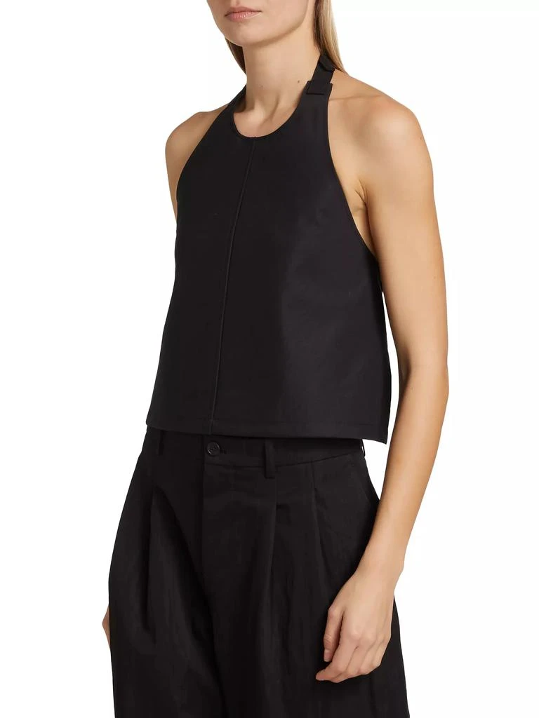 WARDROBE.NYC Drill Backless Halter Top 4