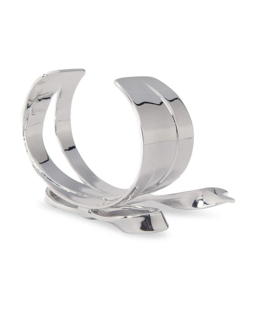 Maje Polished Bow Cuff Bangle Bracelet 6