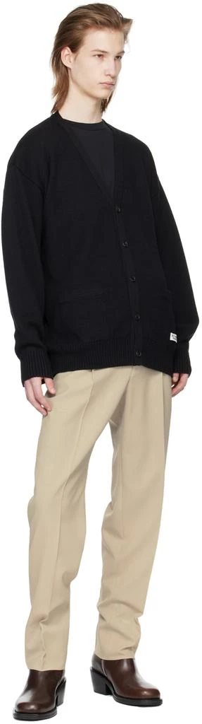 Wacko Maria Black Buttoned Cardigan 4