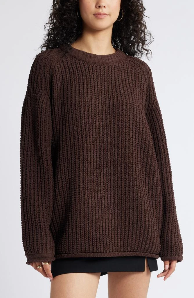 BP. Slouchy Chenille Pullover Sweater 1