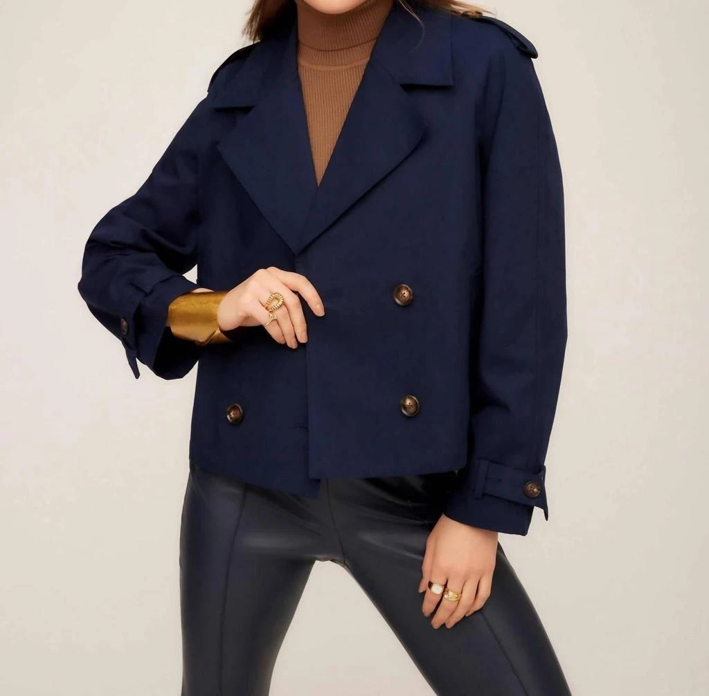 Fifteen Twenty Fifteen Twenty - Chelsea Cropped Trench Jacket