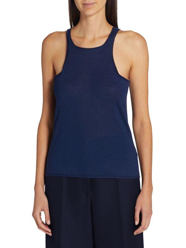 The Row Urmia Cashmere-Silk Tank Top