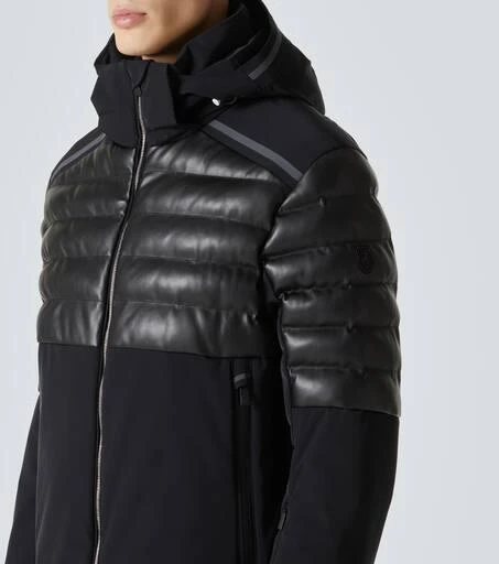 Toni Sailer Lorenz faux leather ski jacket 5