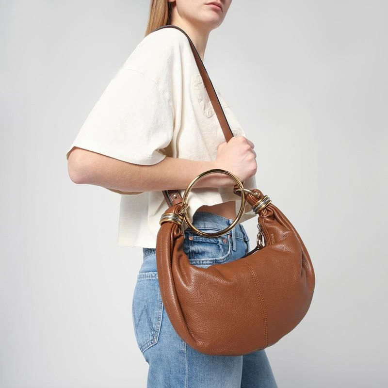 Chloé Small Bracelet Hobo bag clay brown 2