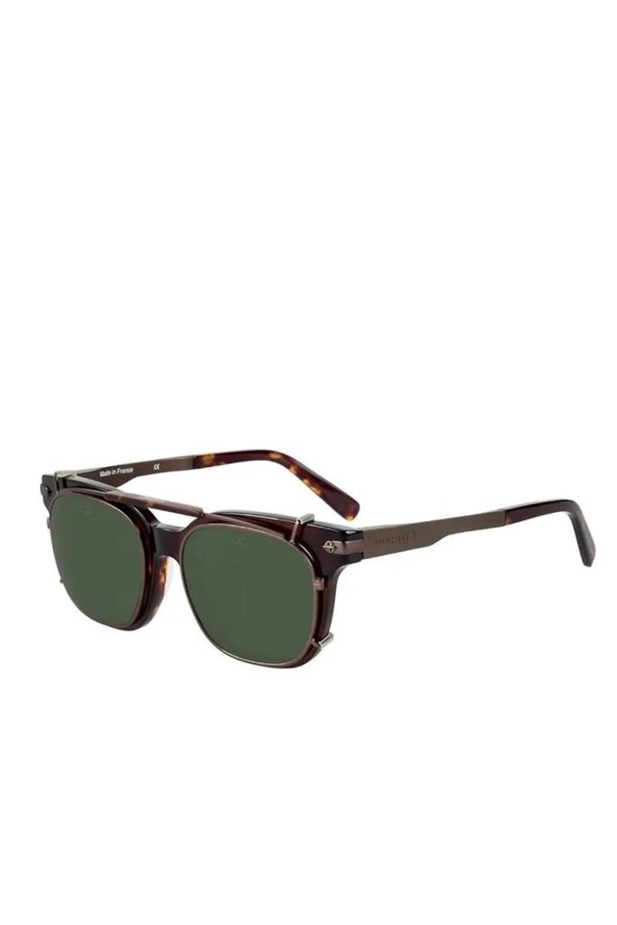 Vuarnet Men's Clip On Sunglasses In Tortoise/aluminum 1