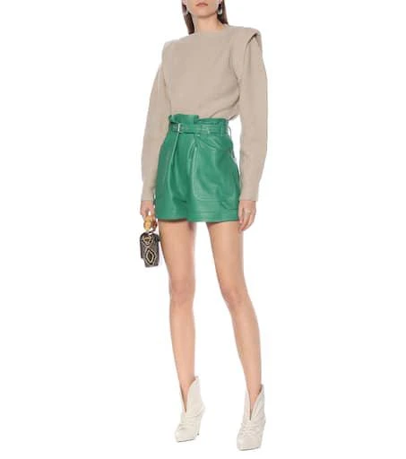 Isabel Marant Xike leather shorts 2