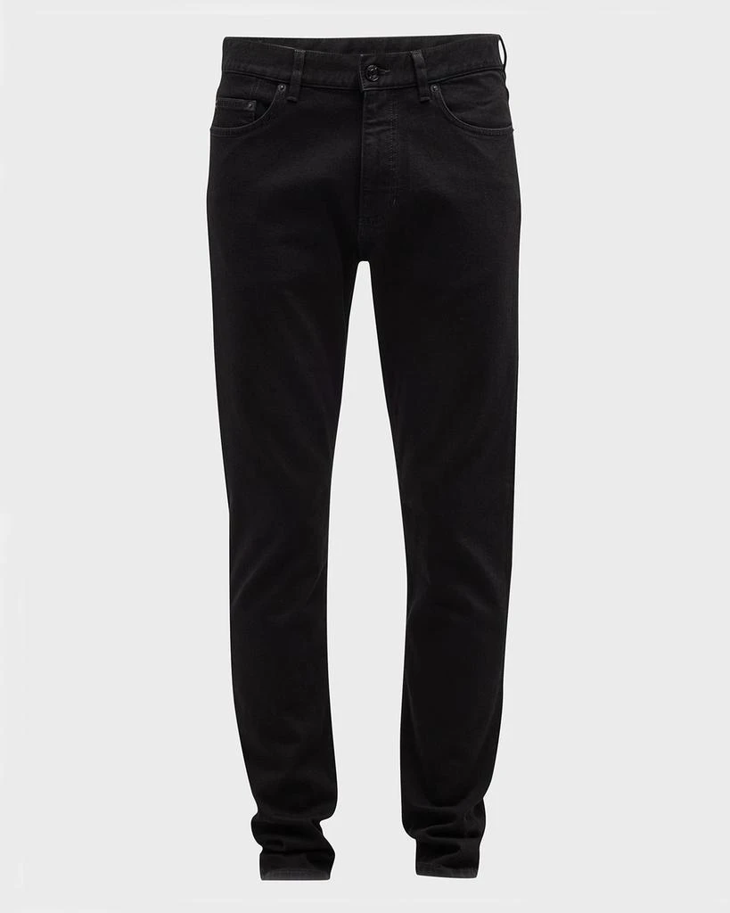 Zegna Men's 5-Pocket Black Wash Denim Jeans 2