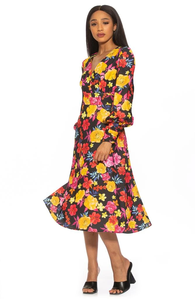 ALEXIA ADMOR Daria Bishop Sleeve Fit & Flare Dress 4