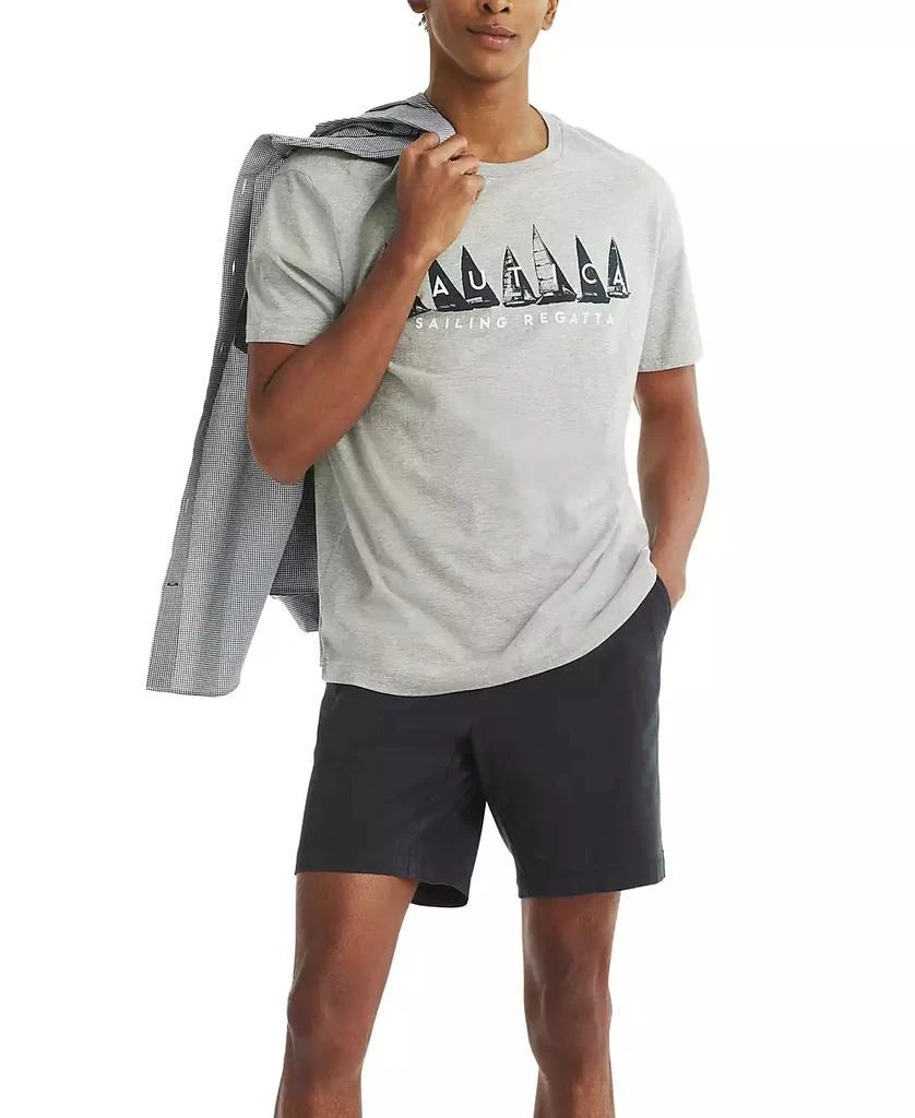 Nautica Men's Short Sleeve Crewneck Sailing Regatta Graphic T-Shirt 4
