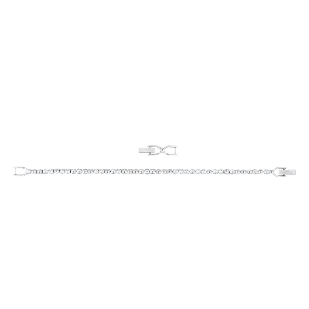 Swarovski Emily tennis bracelet round cut white rhodium plated 5