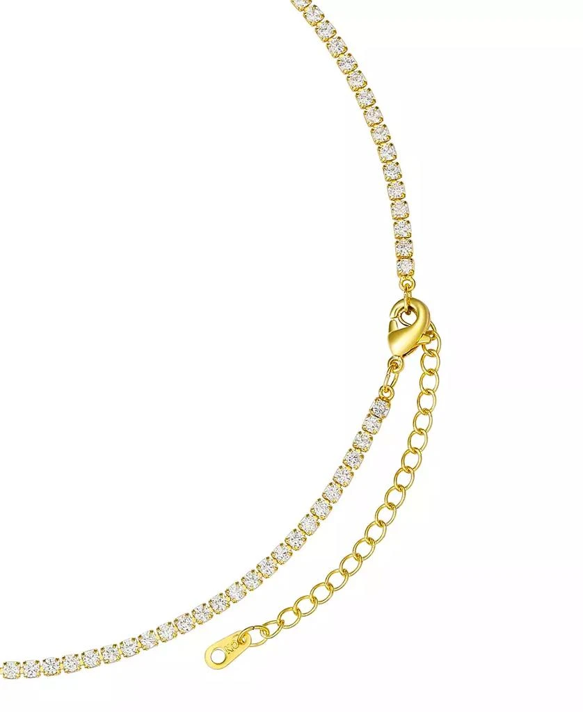 Unwritten Cubic Zirconia Bow Layered Necklace Set 7