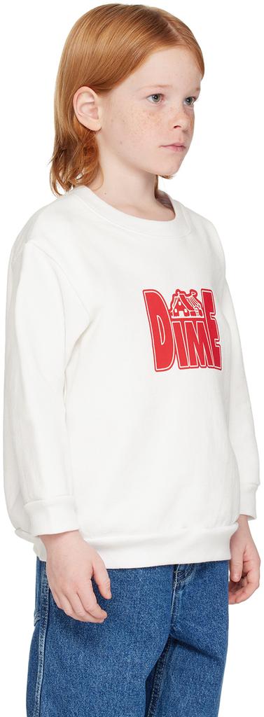 Dime Kids White Club Sweatshirt
