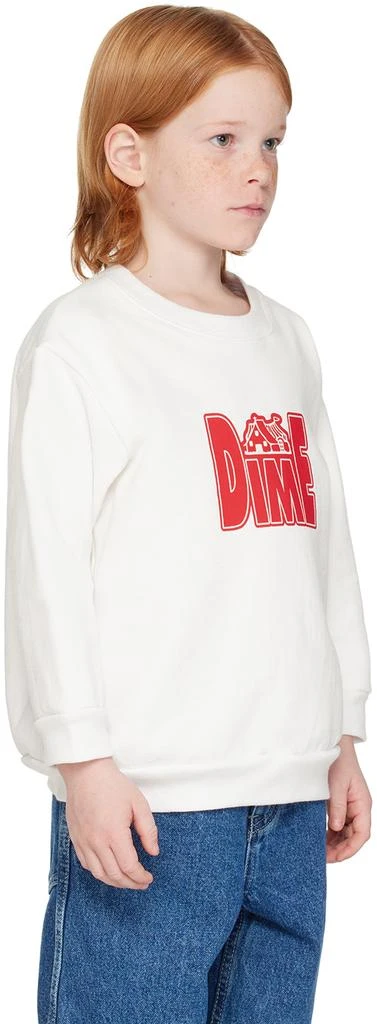 Dime Kids White Club Sweatshirt 2