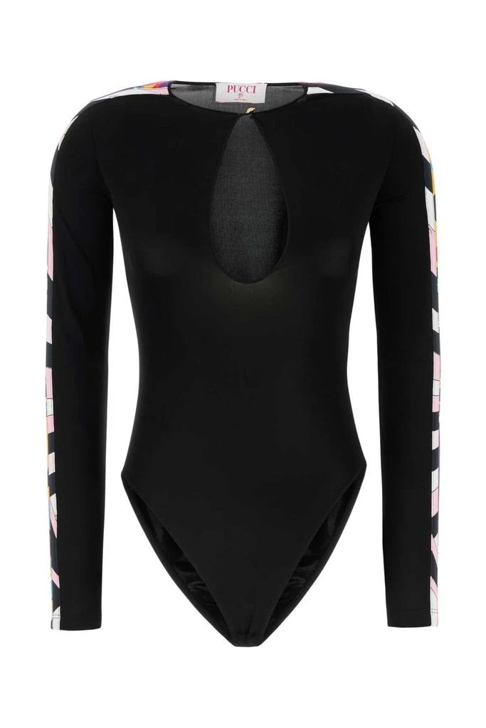 EMILIO PUCCI PUCCI Long-Sleeved Cut-Out Bodysuit 1