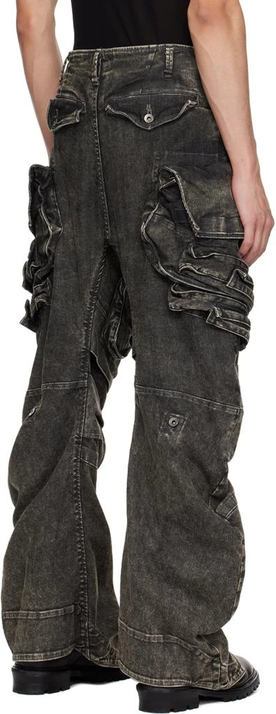 Julius Gray Gasmask Denim Cargo Pants 3