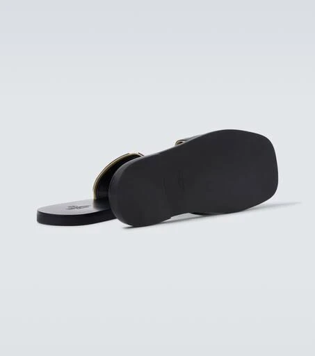 Valentino VLogo leather slides 7