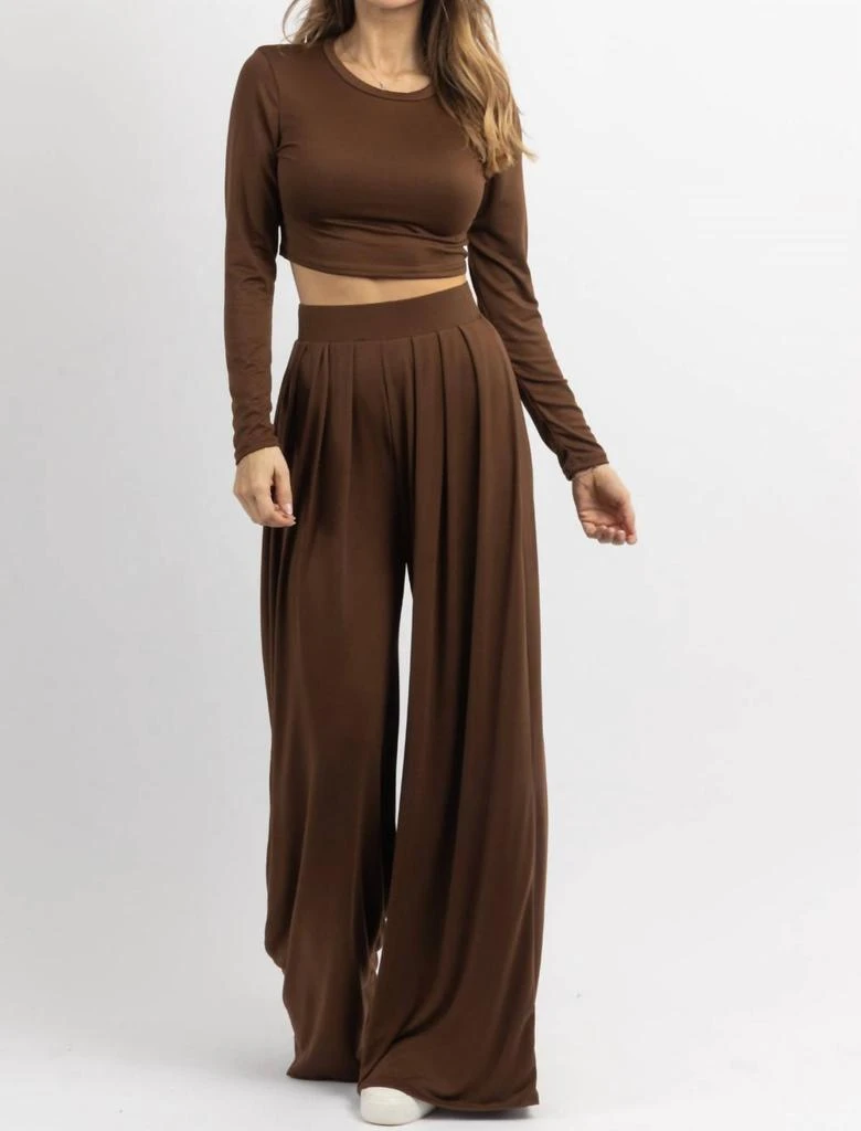 Win Win Apparel Win Win Apparel - Butter Soft Palazzo Pant Set