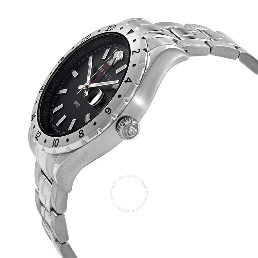 Versace Hellenyium GMT Black Dial Men's Watch V1102 0015 2