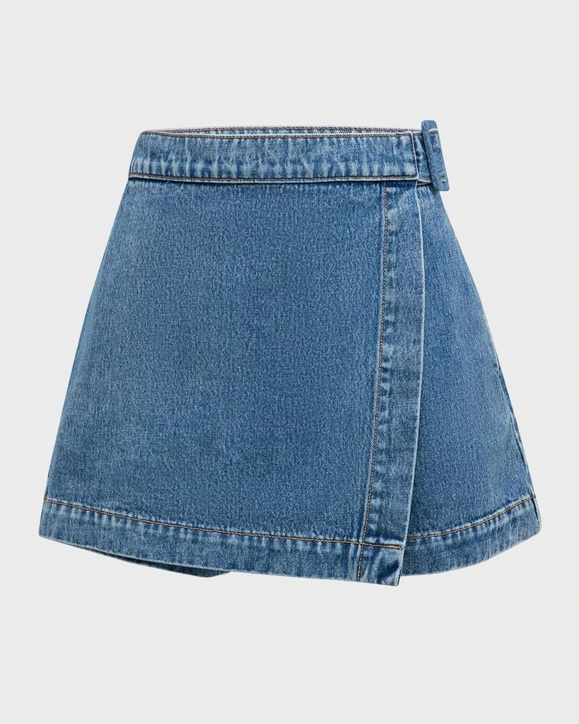 VERONICA BEARD Diaz Denim Skort 1