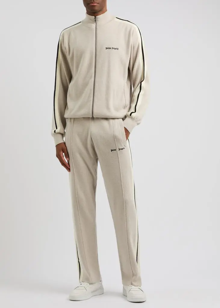 Palm Angels Striped wool-blend track pants 4
