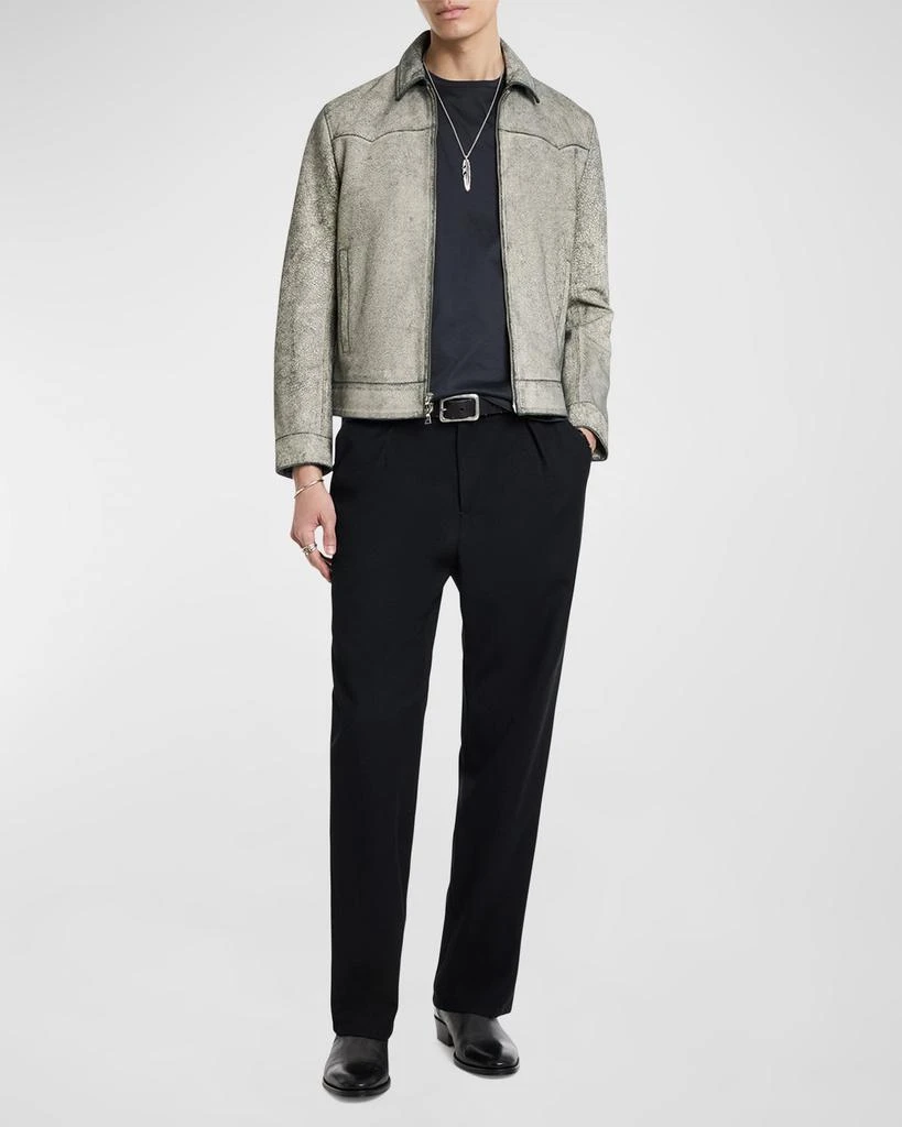 John Varvatos Men's Weldon Western Sheepskin Jacket 2