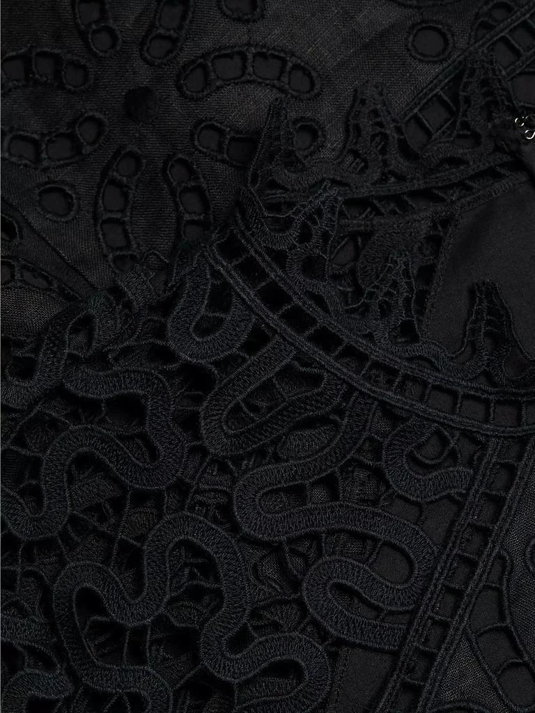 Ulla Johnson Eleni Eyelet & Lace Linen Dress 7