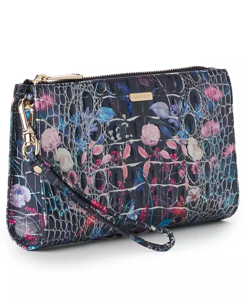 Brahmin Daisy Melbourne Embossed Leather Clutch 2