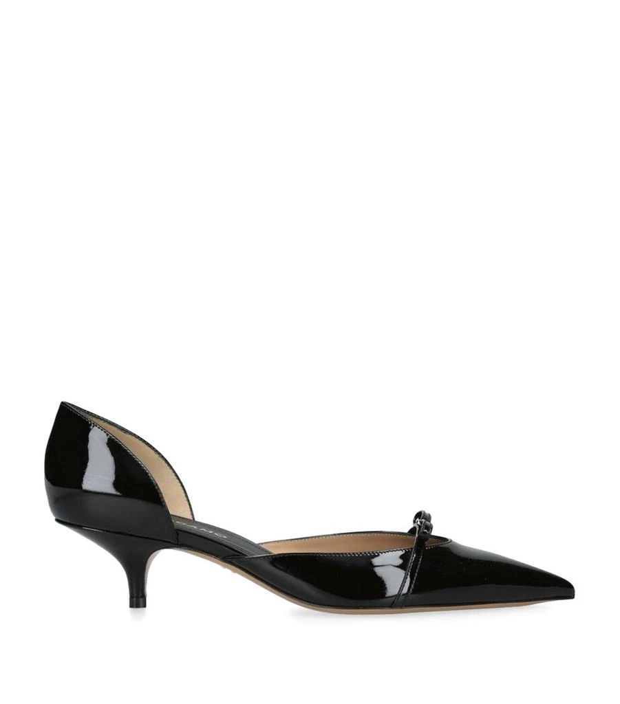 Salvatore Ferragamo Patent Leather Gyoia Dorsay Pumps 40 1