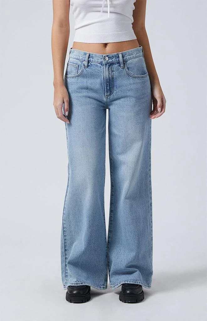 PacSun Lena Low Rise Super Baggy Jeans Light Indigo 2