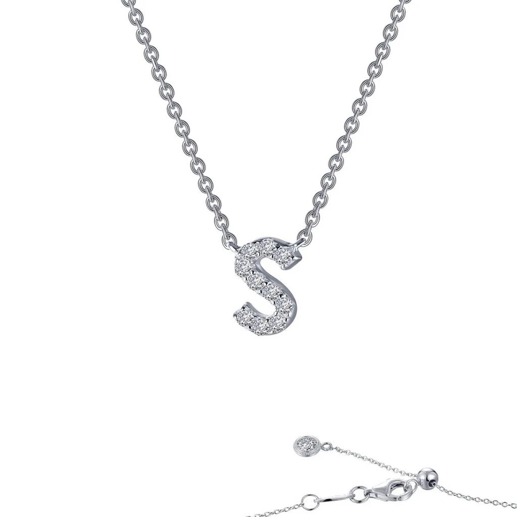 Lafonn Lafonn - Letter S Pendant Necklace 3