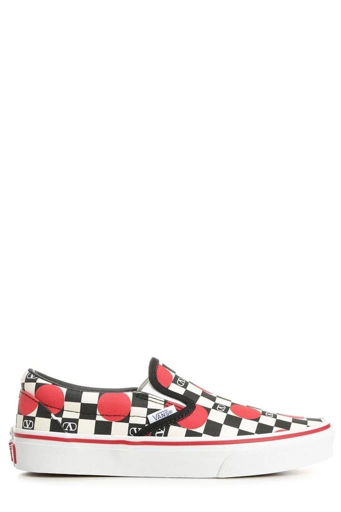 Valentino Valentino	X Vans Checkerboard Printed Slip-On Sneakers