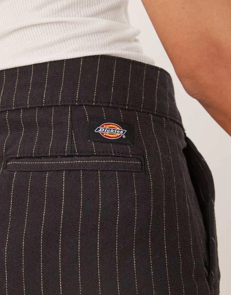 DICKIES Dickies service mini work skirt with stripes in black 4