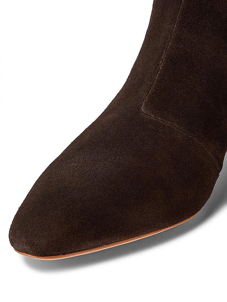 Loeffler Randall Cleo Suede Curved-Heel Boots 5