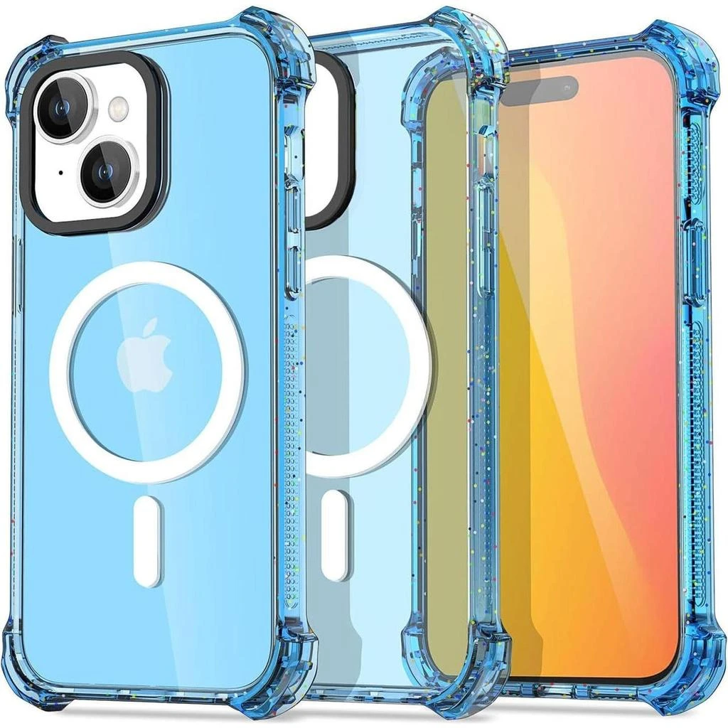 ENTRONIX Entronix [Magnetic] Case Compatible with iPhone 15 - Clear Bounce Frame