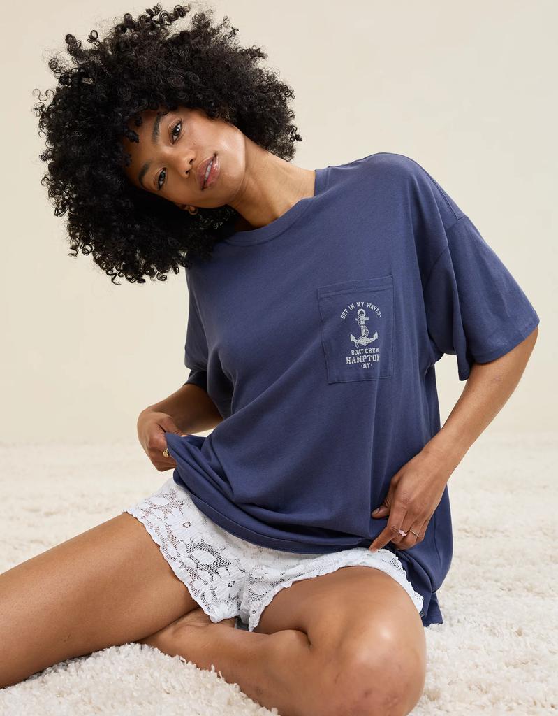 Aerie Aerie Sleep Happens Night Tee