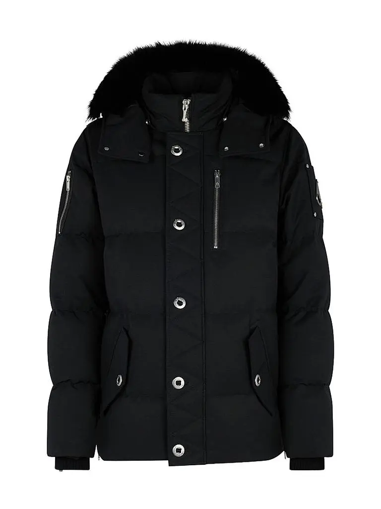 Moose Knuckles Originals 3Q Shearling-Hood Jacket