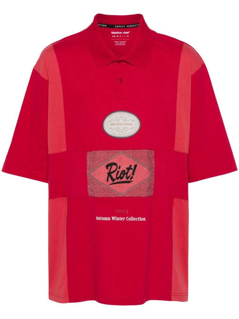 Martine Rose Martine Rose Oversized Panelled Polo 1