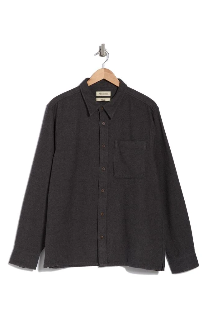 Madewell Sunday Boxy Flannel Button-Up Shirt 3